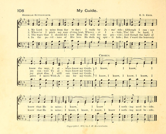 Fair as the Morning. Hymns and Tunes for Praise in the Sunday-School page 106
