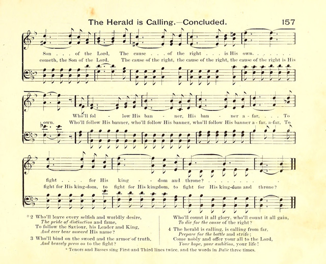 Fair as the Morning. Hymns and Tunes for Praise in the Sunday-School page 155