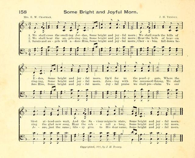 Fair as the Morning. Hymns and Tunes for Praise in the Sunday-School page 156