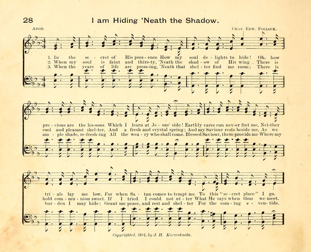 Fair as the Morning. Hymns and Tunes for Praise in the Sunday-School page 26