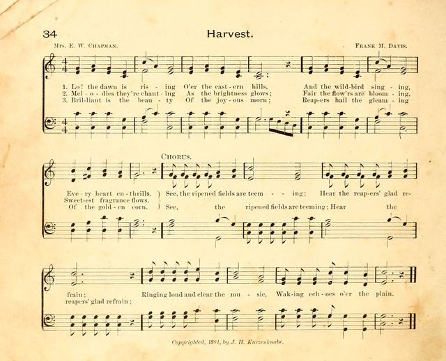 Fair as the Morning. Hymns and Tunes for Praise in the Sunday-School page 32
