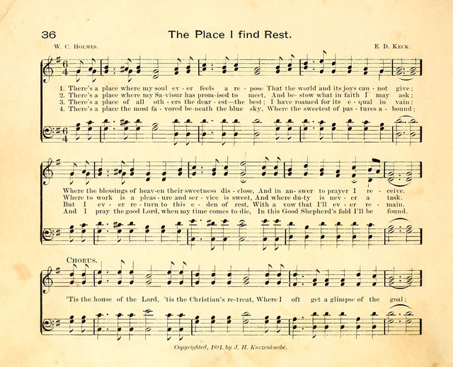 Fair as the Morning. Hymns and Tunes for Praise in the Sunday-School page 34