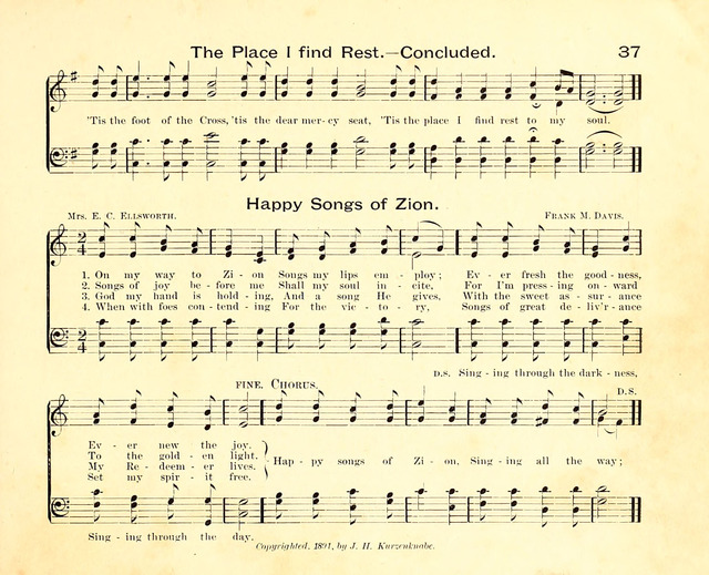 Fair as the Morning. Hymns and Tunes for Praise in the Sunday-School page 35