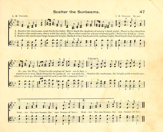 Fair as the Morning. Hymns and Tunes for Praise in the Sunday-School page 45