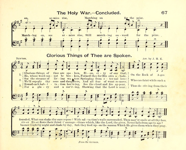 Fair as the Morning. Hymns and Tunes for Praise in the Sunday-School page 65