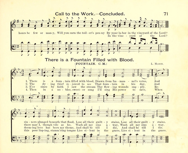 Fair as the Morning. Hymns and Tunes for Praise in the Sunday-School page 69