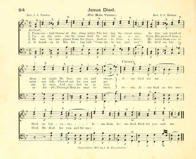 Fair as the Morning. Hymns and Tunes for Praise in the Sunday-School page 82