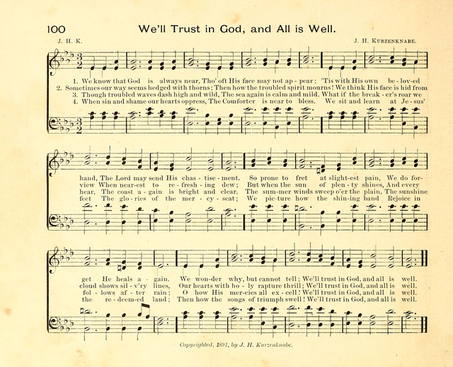 Fair as the Morning. Hymns and Tunes for Praise in the Sunday-School page 98