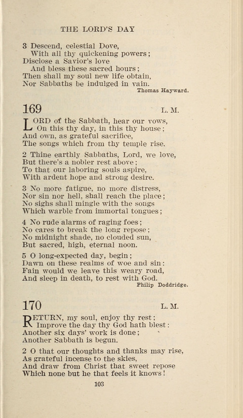 Free Methodist Hymnal page 103