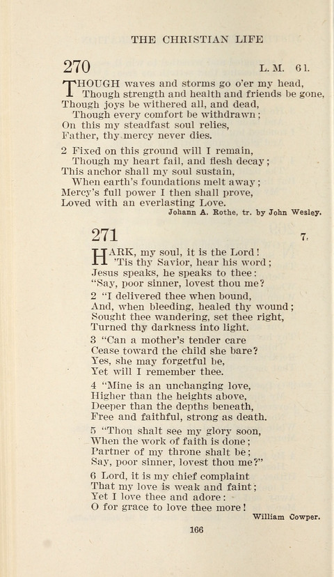 Free Methodist Hymnal page 168