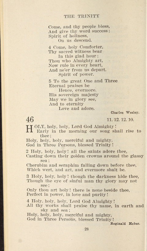 Free Methodist Hymnal page 28