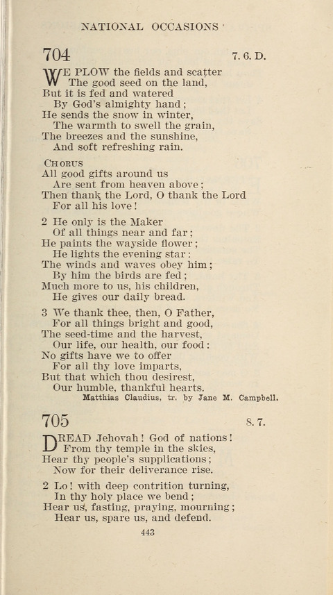 Free Methodist Hymnal page 445