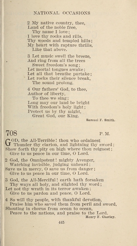 Free Methodist Hymnal page 447