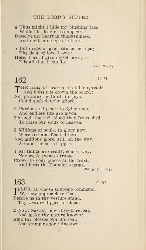 Free Methodist Hymnal page 99