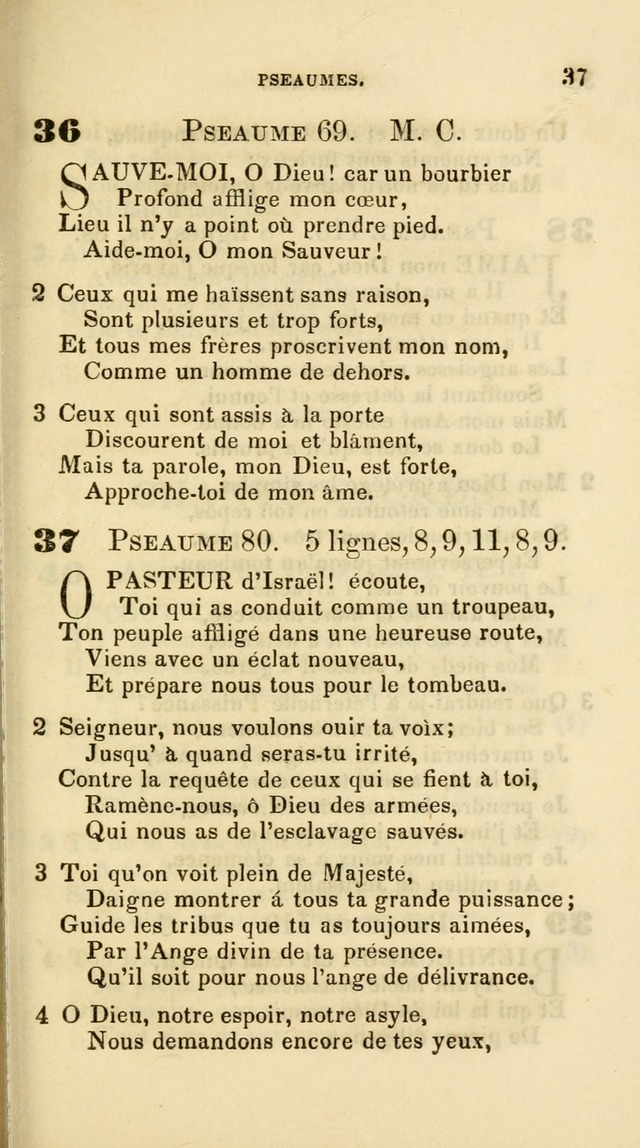 French Psalms, Hymns and Spiritual Songs: with a pure prose pronunciation,  in accordance with the usage of the cognate languages... 36. Sauve-moi o  dieu car un bourbier | Hymnary.org