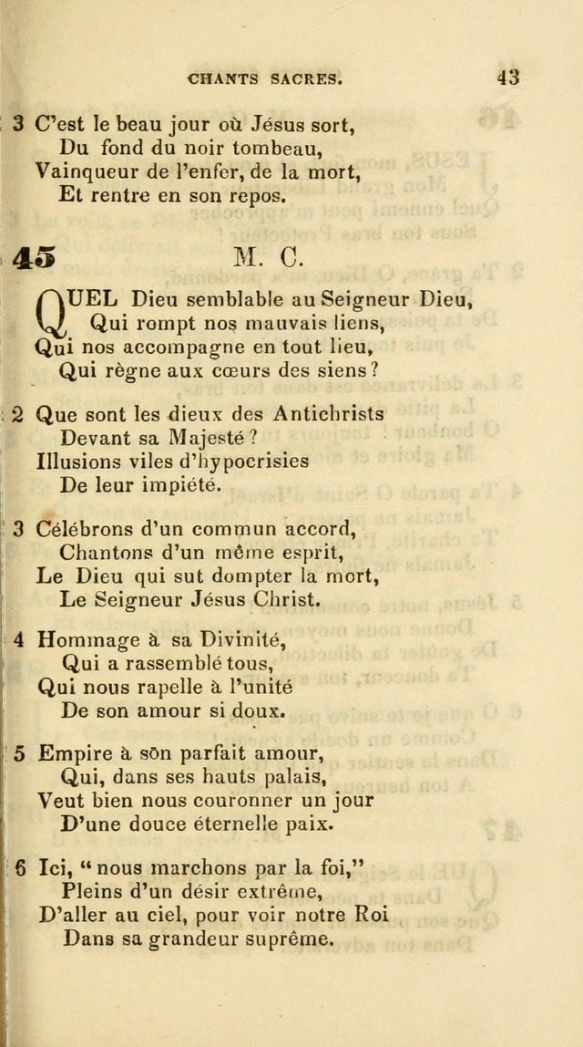 French Psalms, Hymns and Spiritual Songs: with a pure prose pronunciation, in accordance with the usage of the cognate languages... page 46