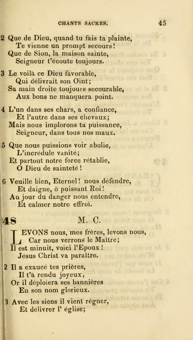 French Psalms Hymns And Spiritual Songs With A Pure Prose Pronunciation In Accordance With The Usage Of The Cognate Languages Page 48 Hymnary Org