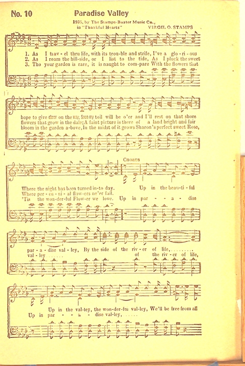 Favorite Radio Songs: a collection of sacred songs, new and old. compiled especially for radio programs page 10