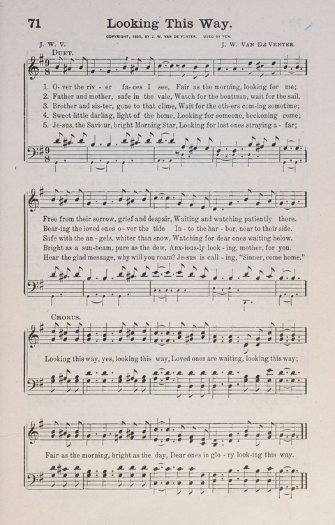 Favorite Solos: a compilation of solos, duets, trios and quartets page 71