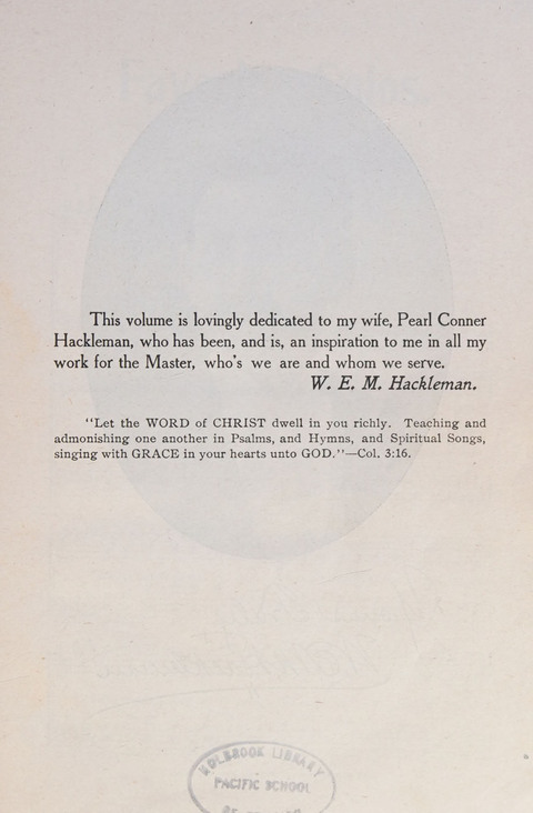 Favorite Solos: a compilation of solos, duets, trios and quartets page vi