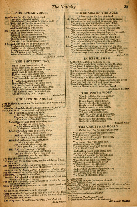 The Festival Song Budget, Christmas page 29