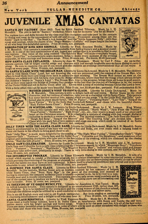 The Festival Song Budget, Christmas page 30