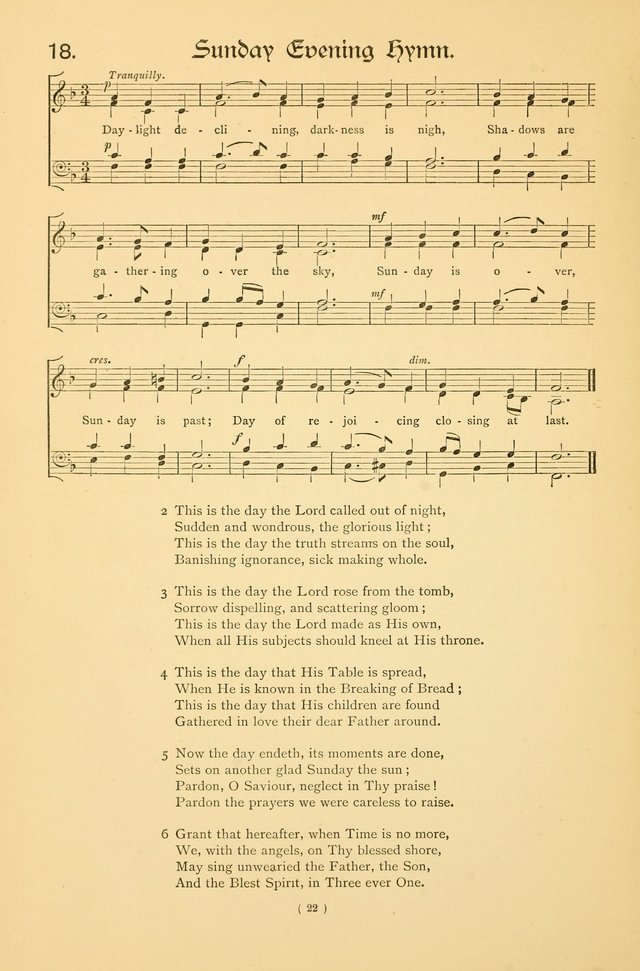 A First Series of Church Songs page 31
