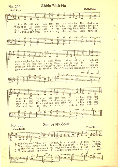Favorite Songs and Hymns: a complete church hymnal page 285