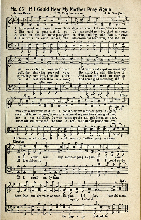 Favorite Songs and Hymns: a complete church hymnal page 61