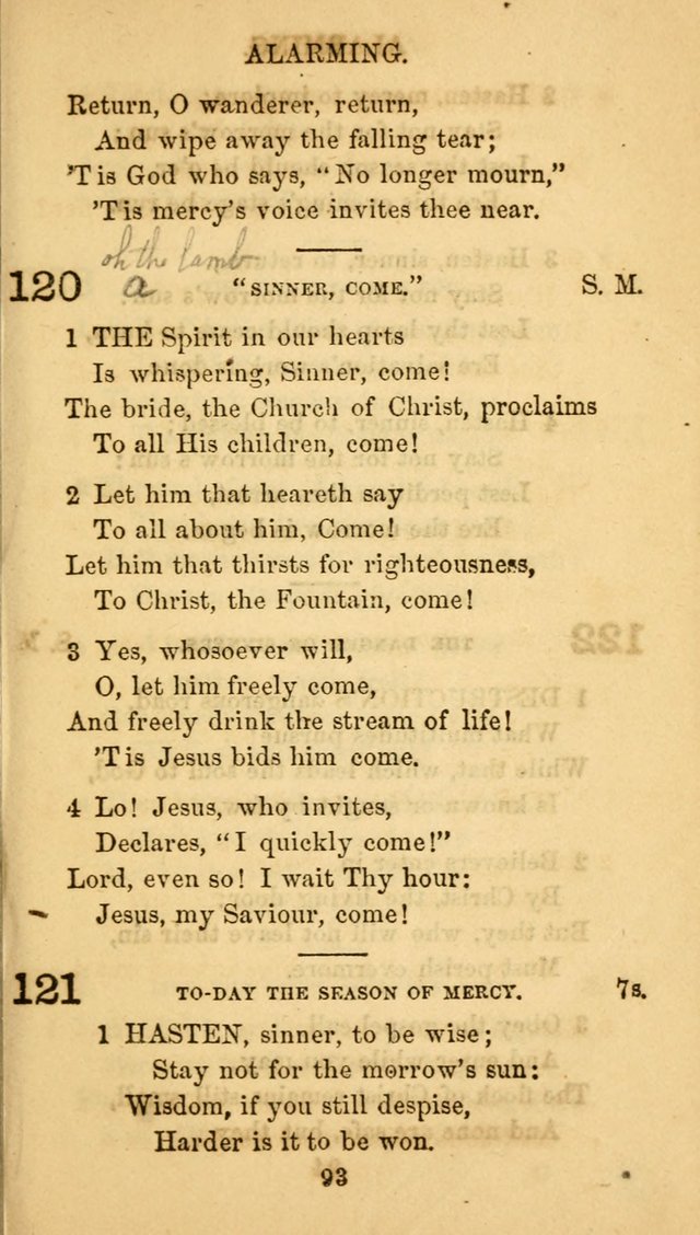 Fulton Street Hymn Book, for the use of union prayer meetings, Sabbath schools and families page 100