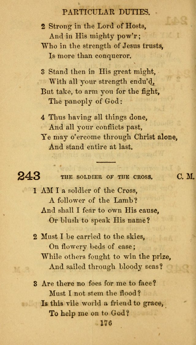 Fulton Street Hymn Book, for the use of union prayer meetings, Sabbath schools and families page 185