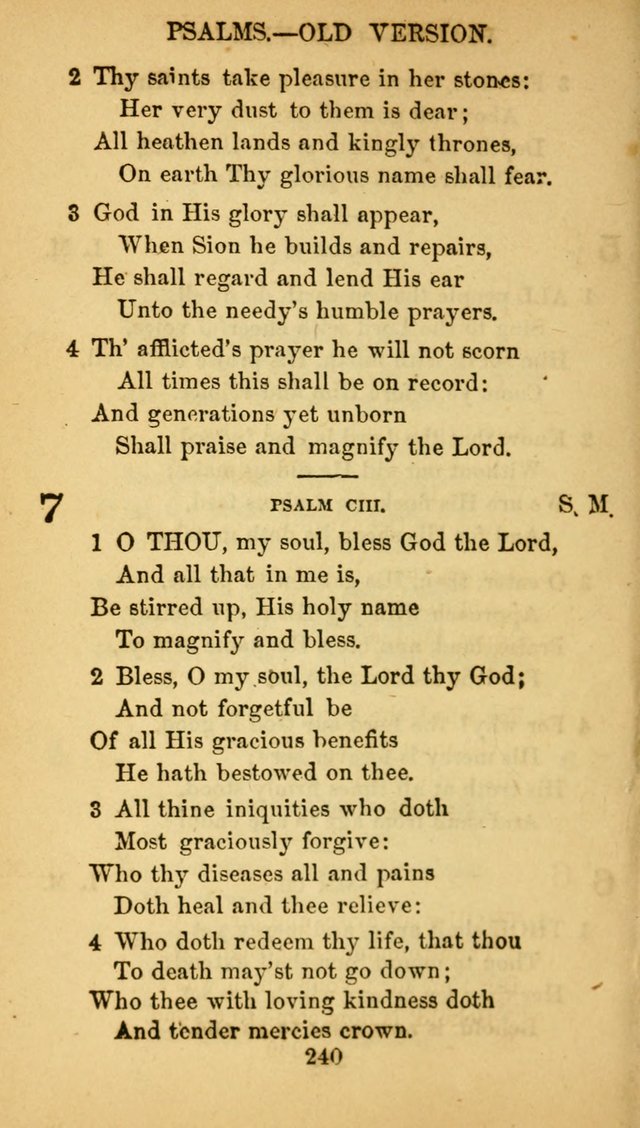 Fulton Street Hymn Book, for the use of union prayer meetings, Sabbath schools and families page 249