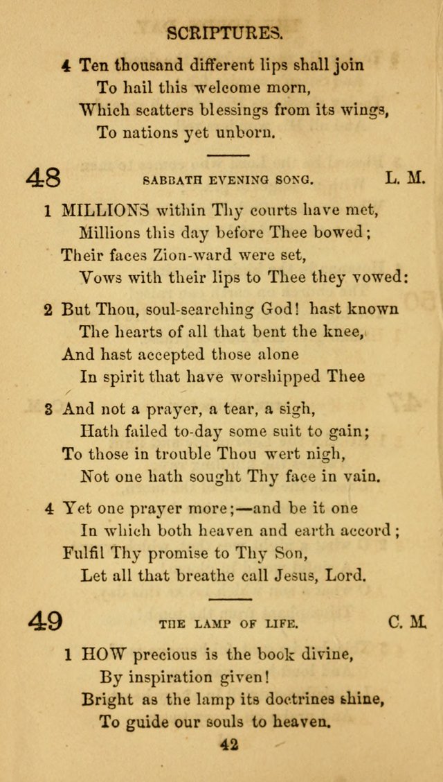 Fulton Street Hymn Book, for the use of union prayer meetings, Sabbath schools and families page 49