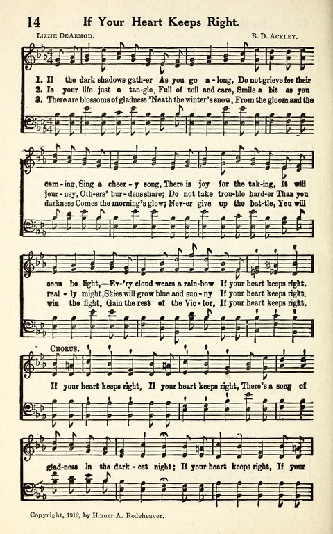 Favorite Selections from Victorious Service Songs: Designed for Conventions and Other Special Occasions page 14