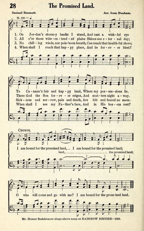 Favorite Selections from Victorious Service Songs: Designed for Conventions and Other Special Occasions page 28