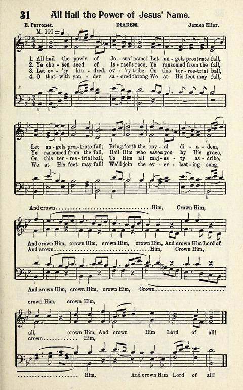 Favorite Selections from Victorious Service Songs: Designed for Conventions and Other Special Occasions page 31