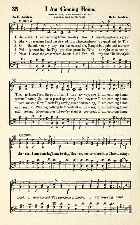 Favorite Selections from Victorious Service Songs: Designed for Conventions and Other Special Occasions page 34