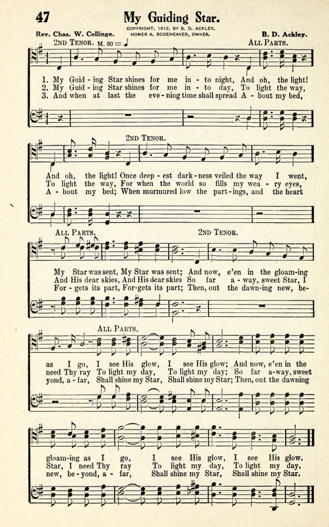 Favorite Selections from Victorious Service Songs: Designed for Conventions and Other Special Occasions page 44