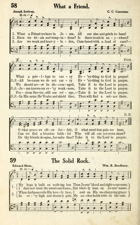 Favorite Selections from Victorious Service Songs: Designed for Conventions and Other Special Occasions page 54