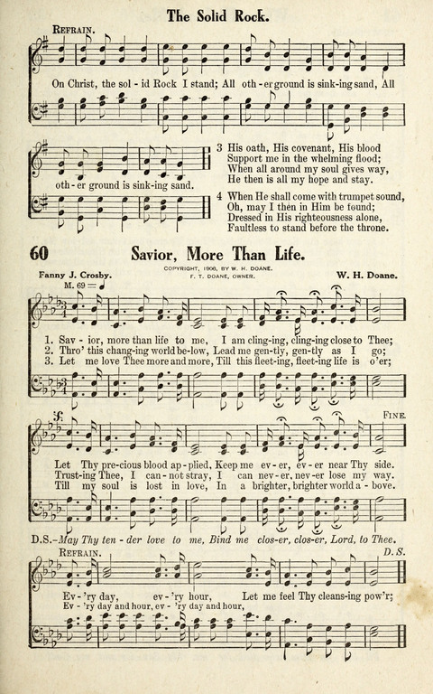 Favorite Selections from Victorious Service Songs: Designed for Conventions and Other Special Occasions page 55