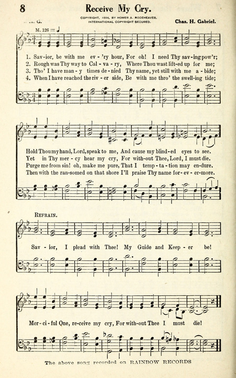 Favorite Selections from Victorious Service Songs: Designed for Conventions and Other Special Occasions page 8