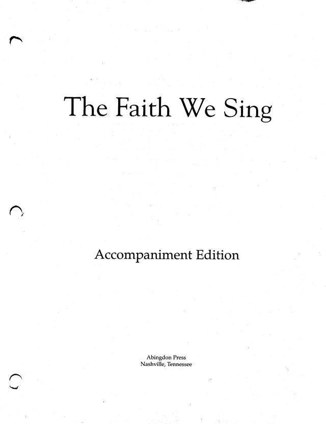The Faith We Sing page 1