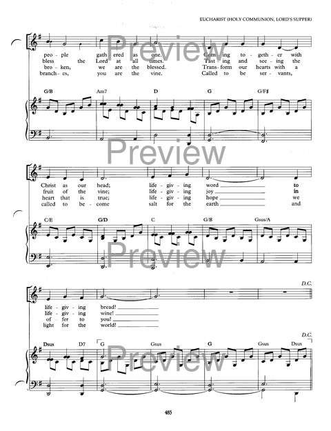 The Faith We Sing page 485