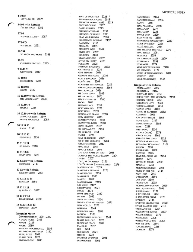 The Faith We Sing page 549
