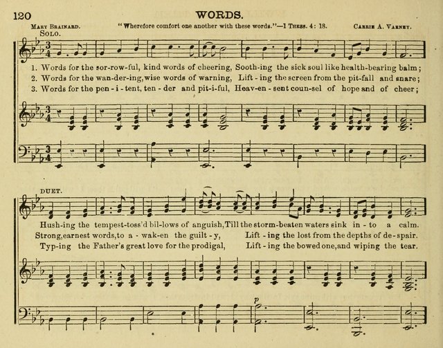 Fount of Blessing: a choice collection of sacred melodies, suitable for sunday schools, bible classes, prayer and praise meetings, gospel temperance meetings, and the home circles page 112