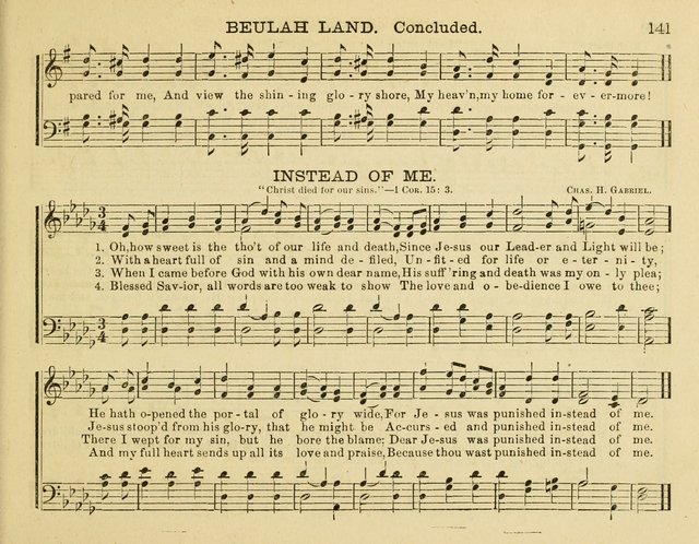 Fount of Blessing: a choice collection of sacred melodies, suitable for sunday schools, bible classes, prayer and praise meetings, gospel temperance meetings, and the home circles page 133