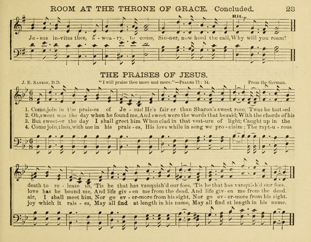Fount of Blessing: a choice collection of sacred melodies, suitable for sunday schools, bible classes, prayer and praise meetings, gospel temperance meetings, and the home circles page 21