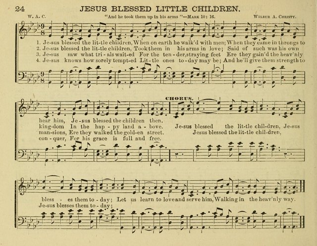 Fount of Blessing: a choice collection of sacred melodies, suitable for sunday schools, bible classes, prayer and praise meetings, gospel temperance meetings, and the home circles page 22