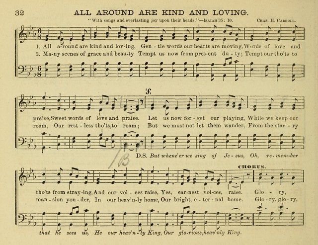 Fount of Blessing: a choice collection of sacred melodies, suitable for sunday schools, bible classes, prayer and praise meetings, gospel temperance meetings, and the home circles page 28