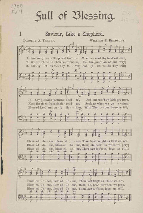 Full of Blessing: for Young People